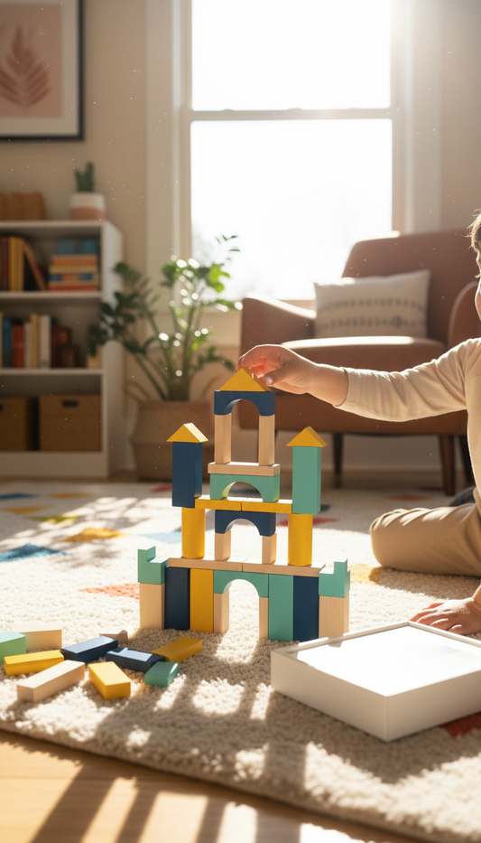 Educational Building Blocks Set in use
