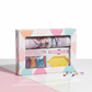 Premium rhinestone DIY canvas art kit, Three-quarter angle as default for product kits — shows off elegant packaging and...