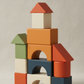 Wooden building blocks set, Use a 3/4 angle for product shots to showcase both craftsmanship and functionality....