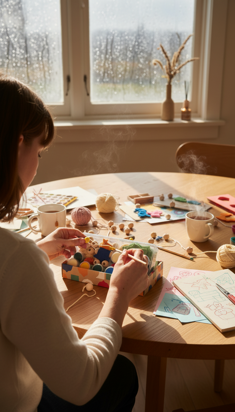 DIY Craft Kit in use