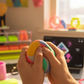 Mystery Blob Limited-Edition Squishy in use