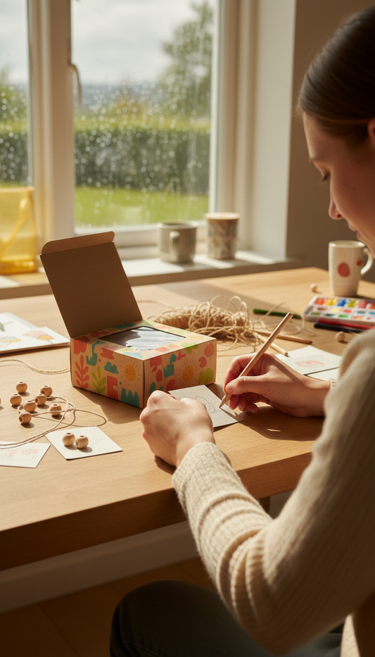 Eco-Friendly Craft Kit in use