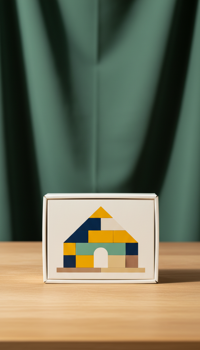 Educational Building Blocks Set in a new setting